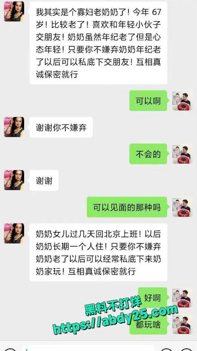 寂寞老奶奶网上跟小伙约炮 2