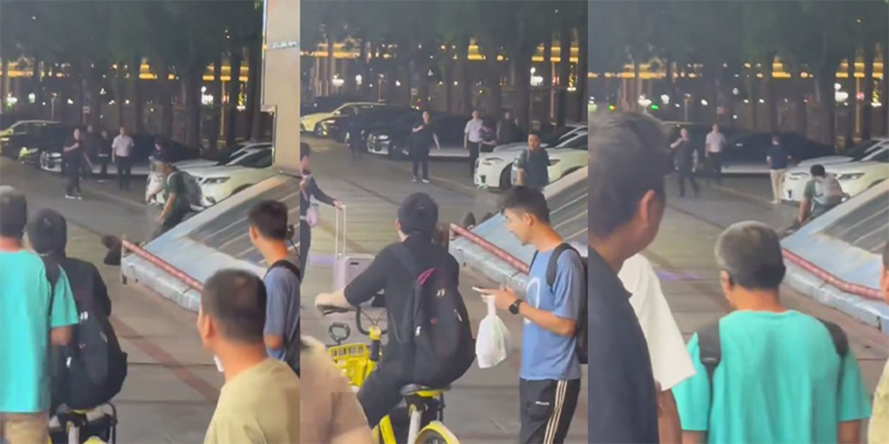 广东珠海 拱北火车站附近 发生无差别袭击事件 抓住路人就是一顿砍