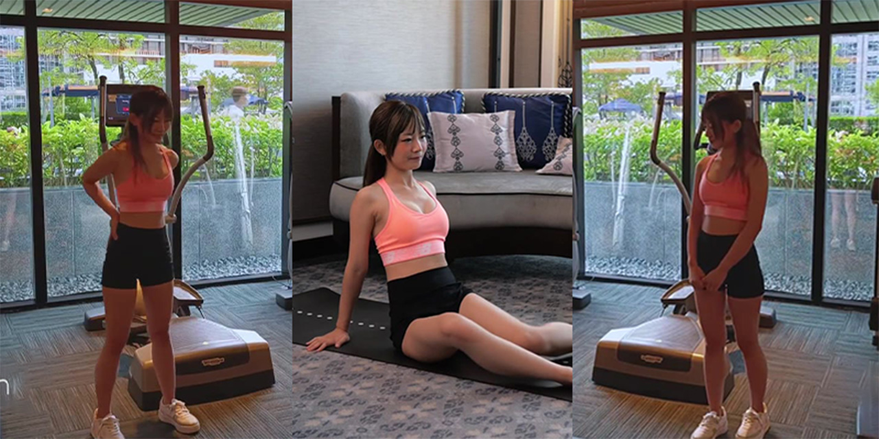 OnlyFans 可爱反差萝莉博主 Jayinne 混血美女勾引瑜伽教练性爱