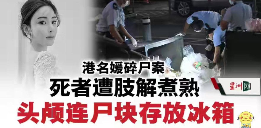 香港名媛蔡天凤分尸案 惨遭前夫公婆分尸烹煮 更多可怕细节曝光
