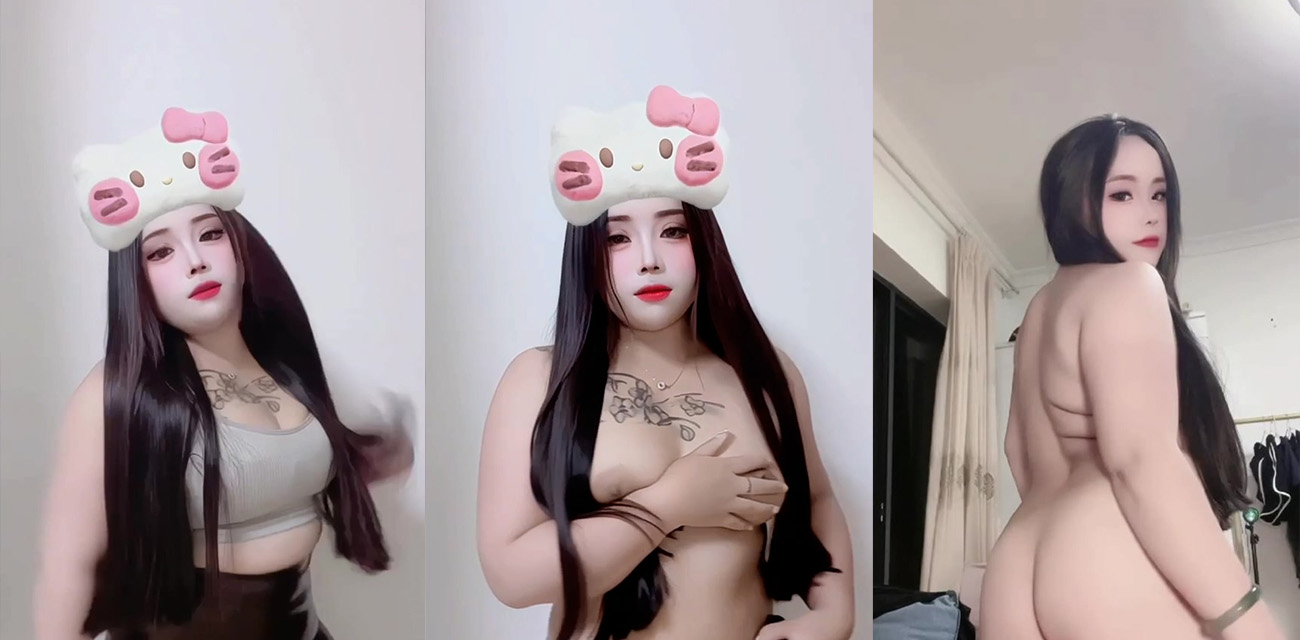 快手杨大大最新7V性感亮相 HelloKitty发箍紧身亮裤勾勒肥臀巨乳私密大秀