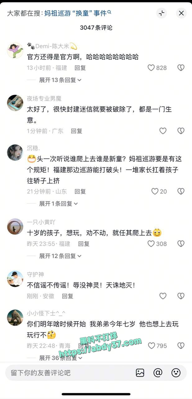 湛江通报妈祖巡游事件 7