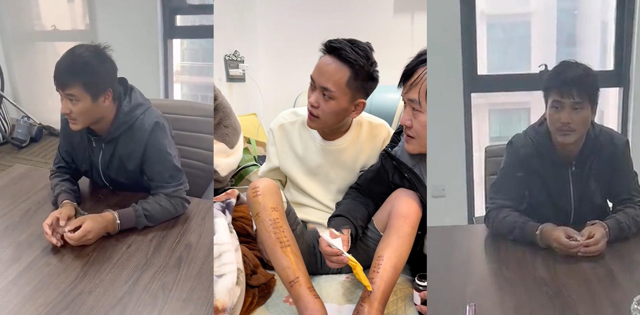 非洲洋洋绑架殴打同胞曾书记管家婆 因其拒绝参与诈骗 打断同胞双腿