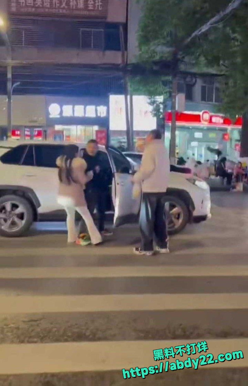 湖北潜江醉酒男子玩具枪截车6
