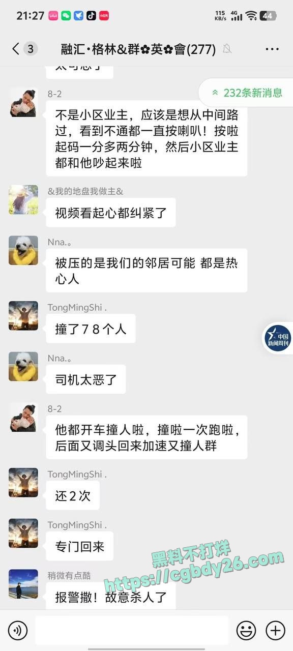重庆巴南驾驶员冲撞行人多人受伤 4