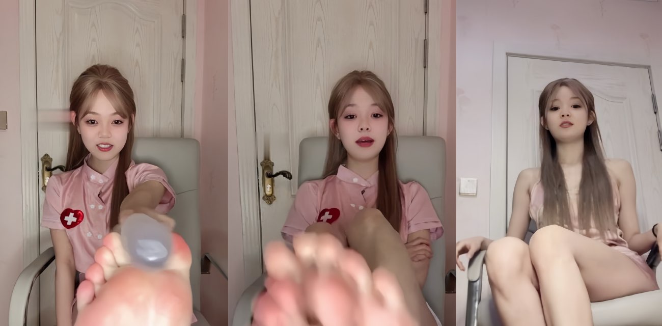 护士姐姐 露脸福利 白嫩玉足好诱人 快点进来让我摩擦吧