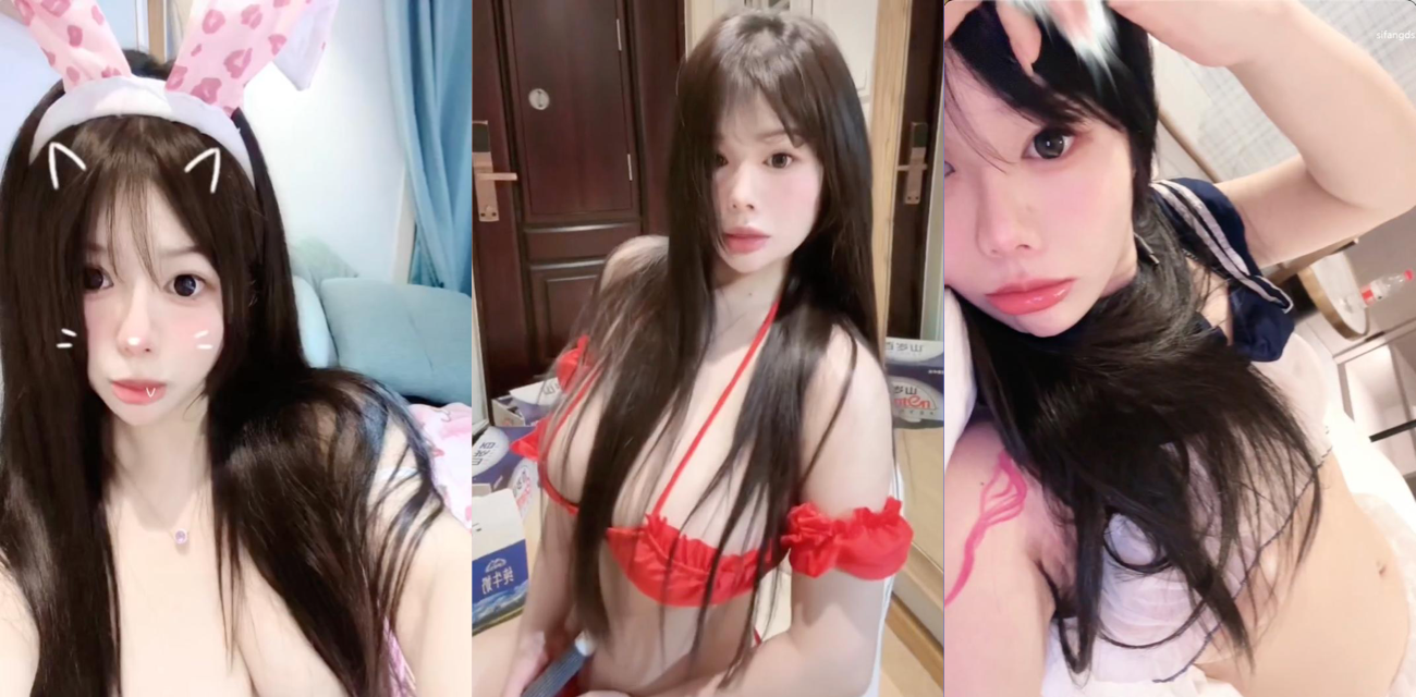 抖音 六宝 巨乳女神 私密反差视频 骚浪母狗本性暴露