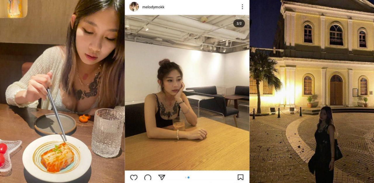 IG纹身博主 melodymokk 霸气纹身遭渣男前任疯狂蹂躏，分手后惨遭曝光其性爱视频～