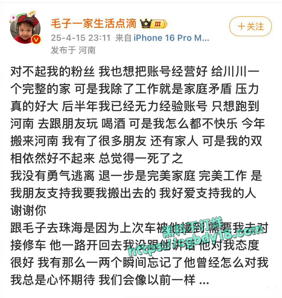 玫瑰一家 毛子 被指家暴8