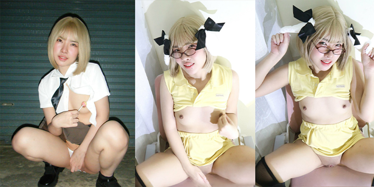 贫乳福利姬 yourlilbunnyyyy 自拍露出眼睛嫩妹超绝黑丝 蜂腰肥臀