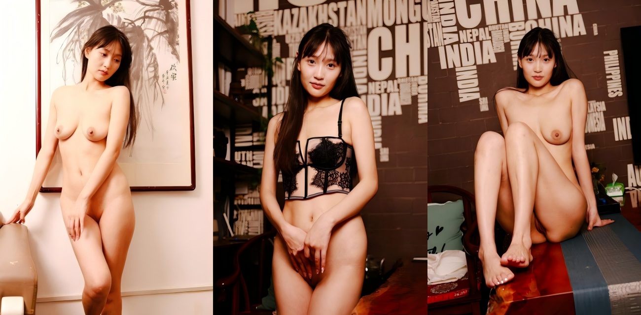 希威社顶级嫩模 铃兰LADY3942 绝版脸逼同框私定+无修原图流出 直接上头