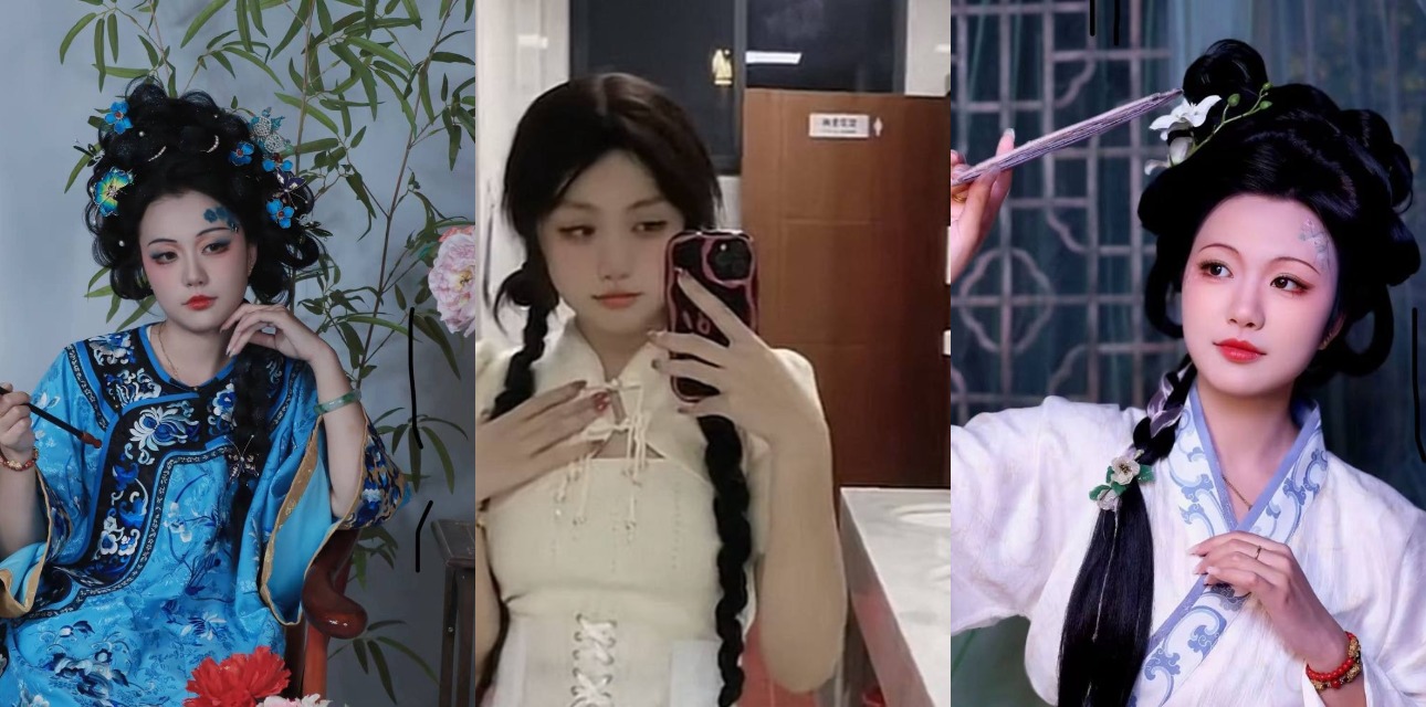 古装大奶少妇王静跟男友性爱视频泄漏 看似女神实则母狗一只