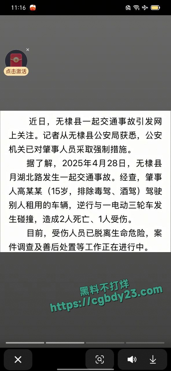 奶奶送两个妹妹上学被车撞死4