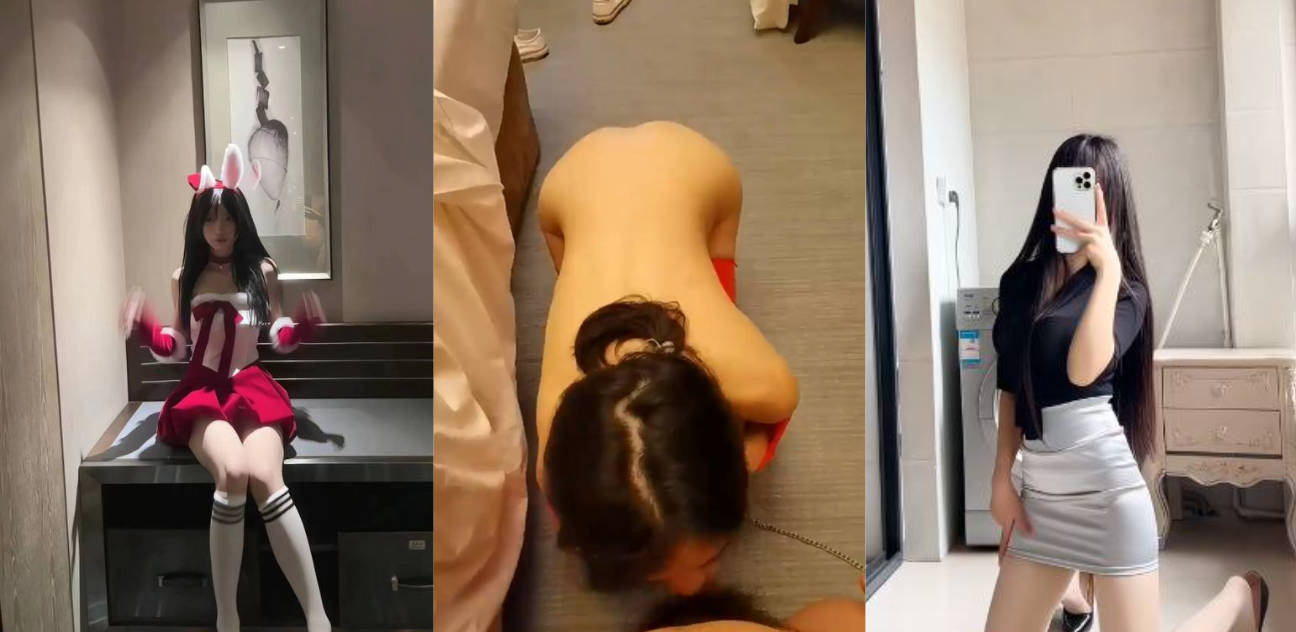 抖音变态鸡大人镜子瓜，原本只是圣诞照！没想到金主全裸出镜未发现上传抖音~