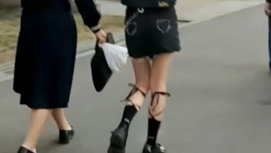 【新奇视频】街头露阴癖怪叔叔，一只追到女生家门口露！
