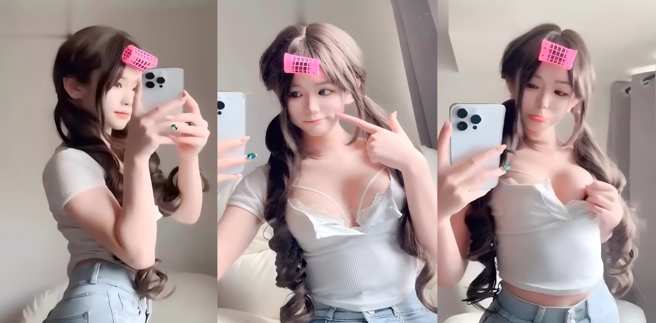 高颜值网黄嫩妹冯宝宝 开裆牛仔裤自慰福利 少女秒变淫荡母狗