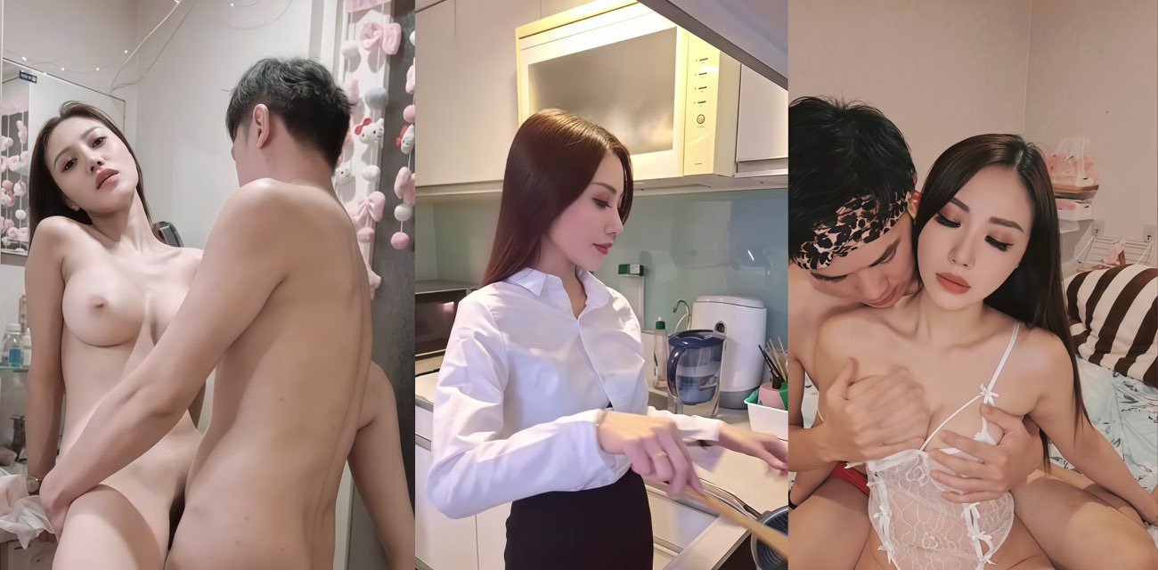 高颜值反差美女 从ol办公室穿搭到性感粉红睡衣 少妇风骚味十足