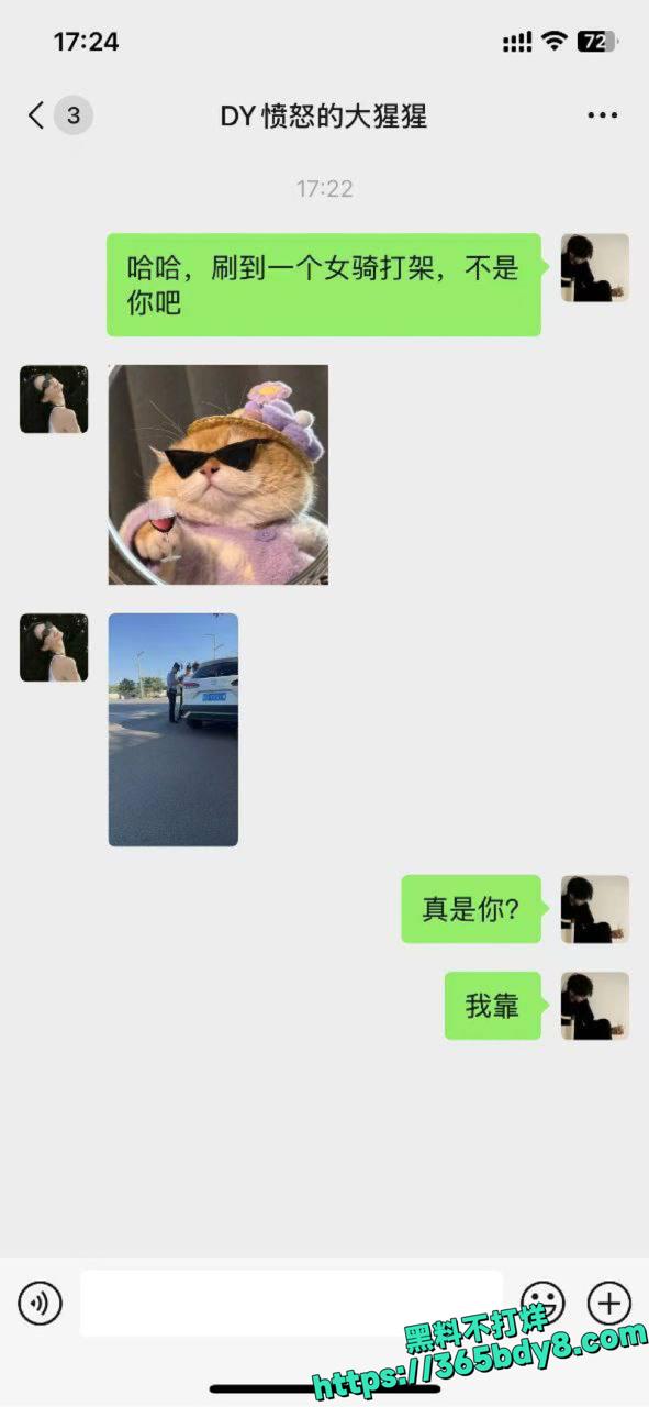 女骑士路怒症引发街头打架4
