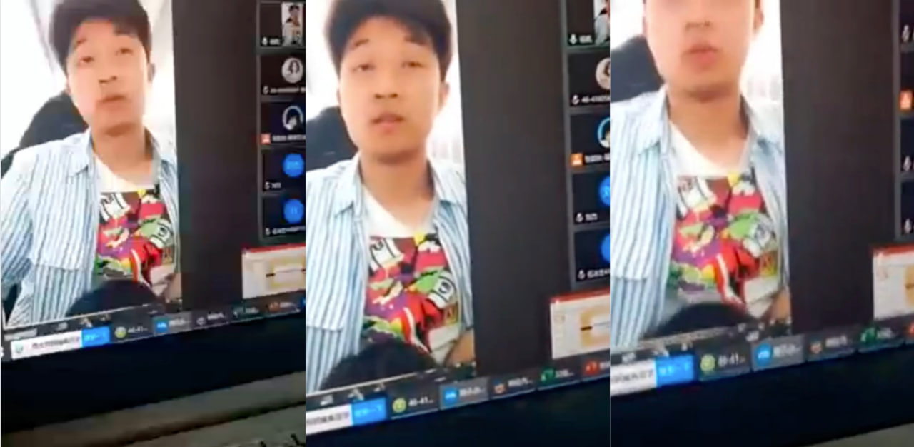 大学生网络答辩论文之时有女神为其口交超刺激！可惜视频位置没调好被发现～
