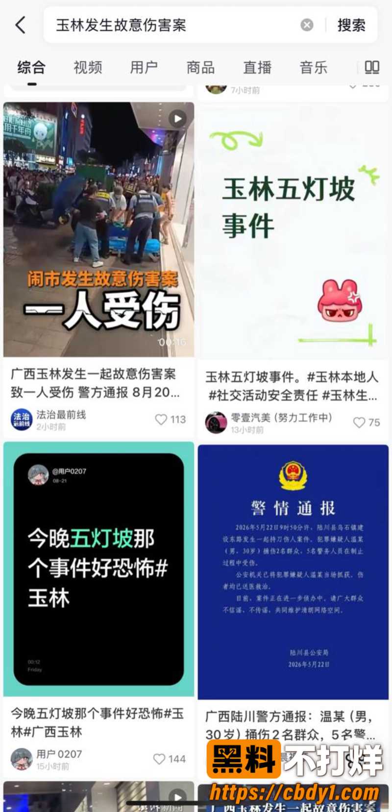 广西玉林十字街砍人8