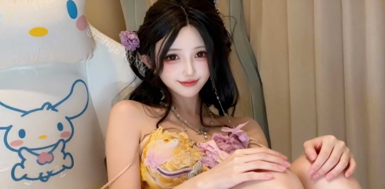 诱人COSplay饼饼大王饰演永劫无间迦南 闭月之颜露骨自慰诱惑 极致快感