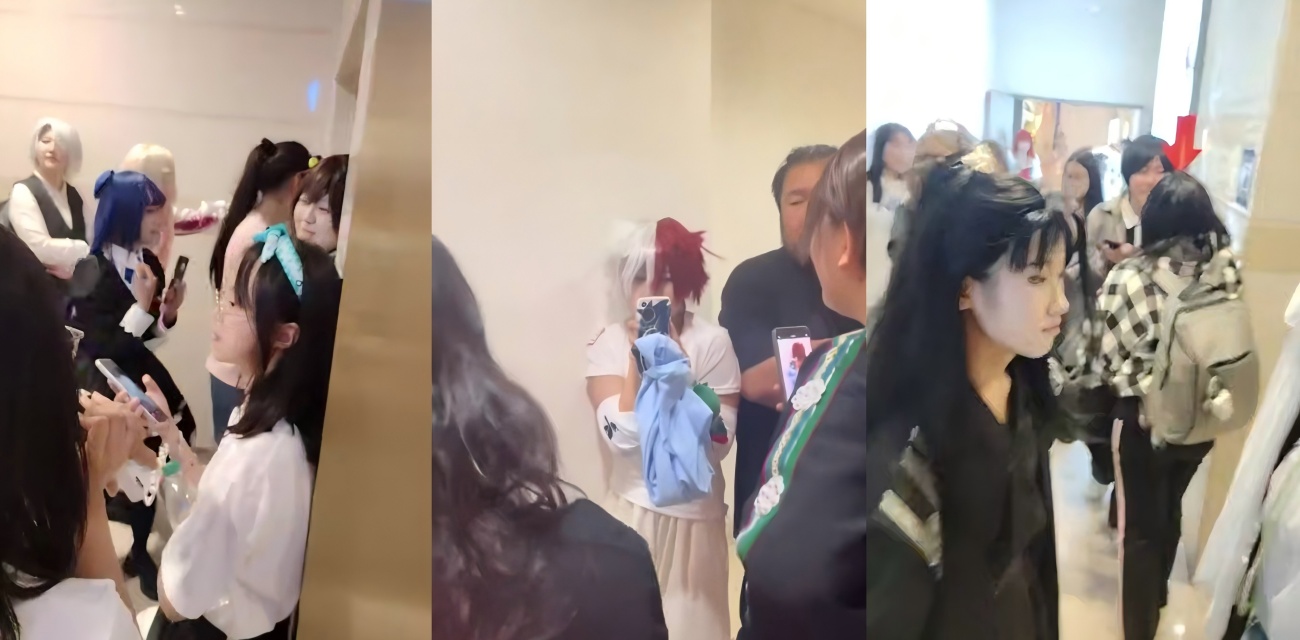 沈阳中街COS惊魂 少女扮我的英雄学院 被围攻扯假发 报警抓三人引发热议