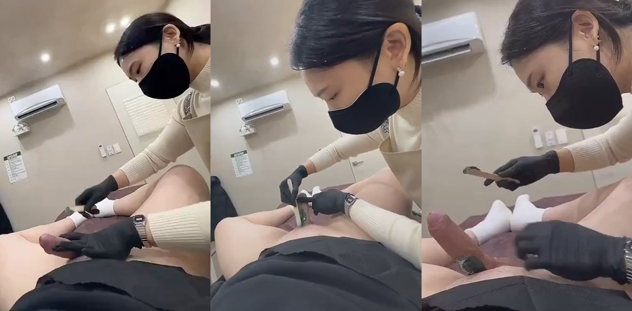 韩国小伙美容院脱屌毛真实经历 美女技师温柔服务刺激十足