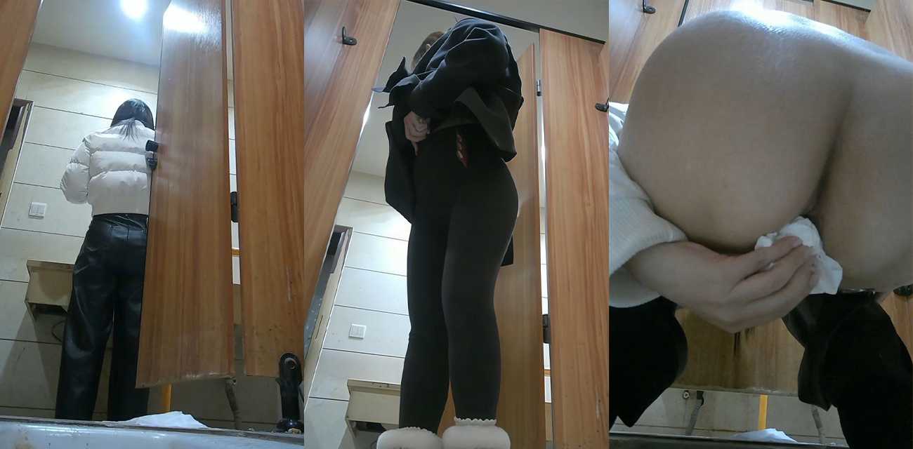 商场女厕高清摄像头全景后拍 众多高颜值美女如厕被偷拍视频 表情自然