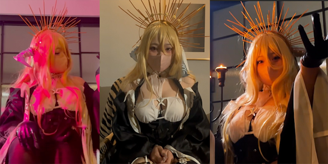 白虎巨乳 星野兔 cos 魅魔修女内射中出 淫欲榨精 精液灌满怨仇蜜穴