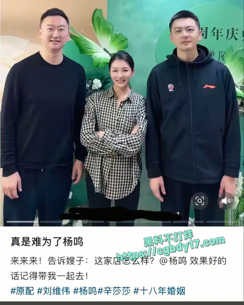 刘维伟被妻子实锤出轨9