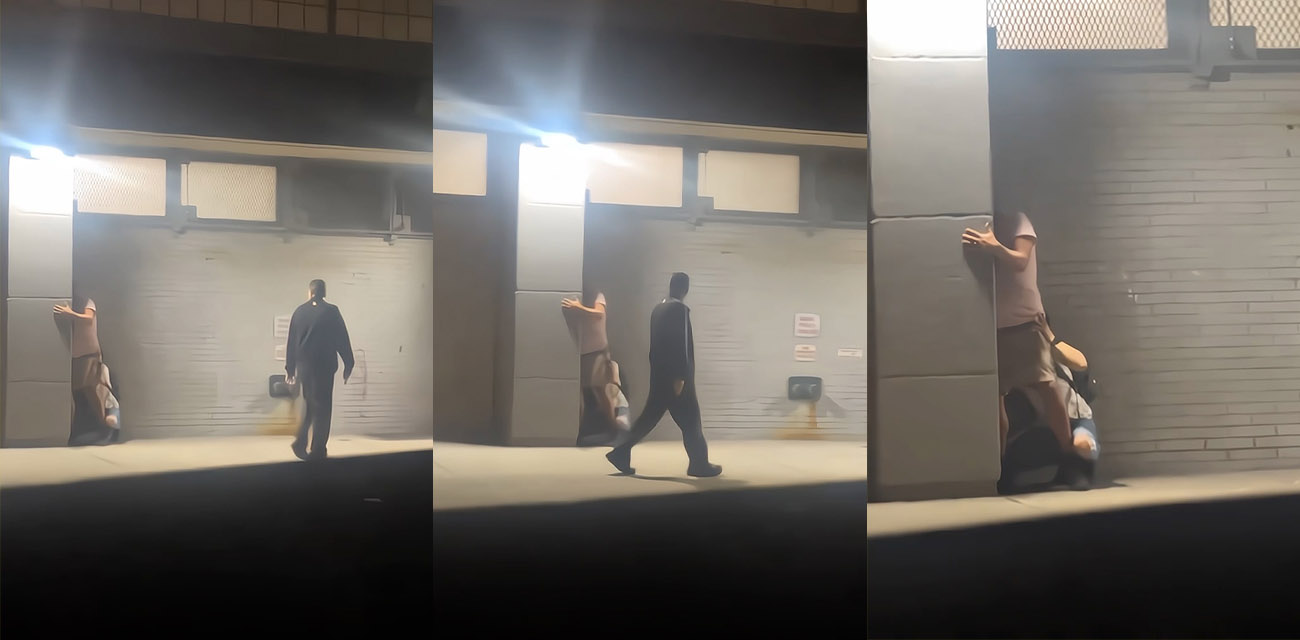 两男午夜街头激情毒龙 无惧路人眼光就是要爱 全程高能看得人脸红