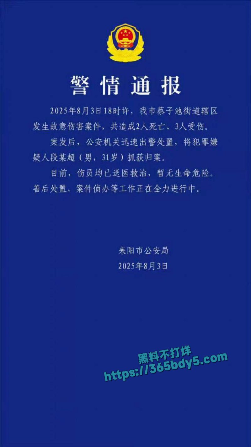 湖南衡阳耒阳突发持刀砍人事件31岁男子持刀报复社会专杀小孩1