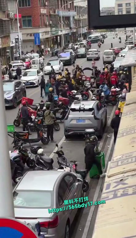 外卖三大巨头街头真实火拼 4