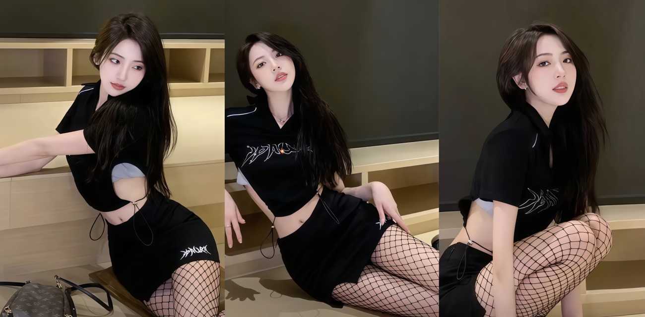黑丝网袜小猫女跪姿大开腿 手指抠穴玩弄浪叫不止 猫女反差诱惑爆棚