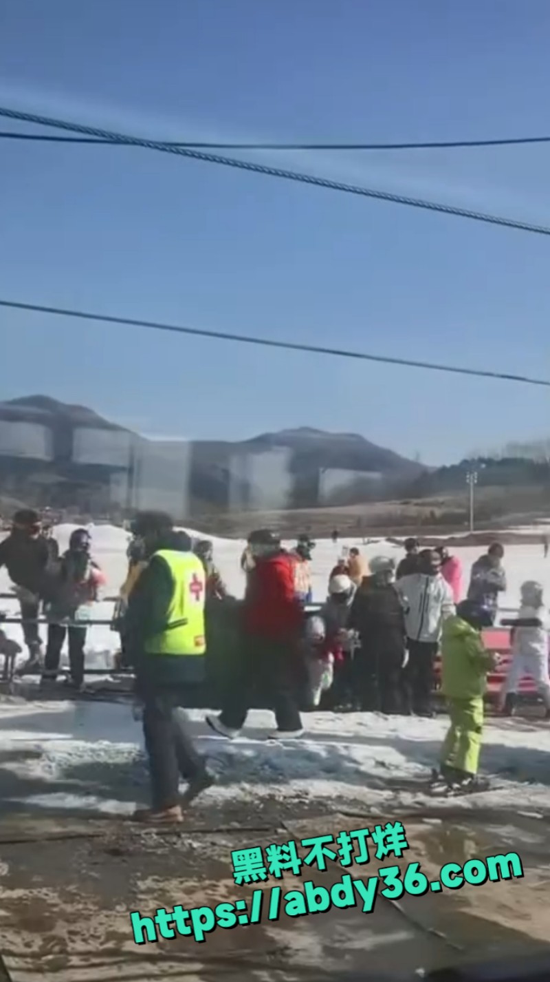 辽宁某滑雪场突发缆车失控 8
