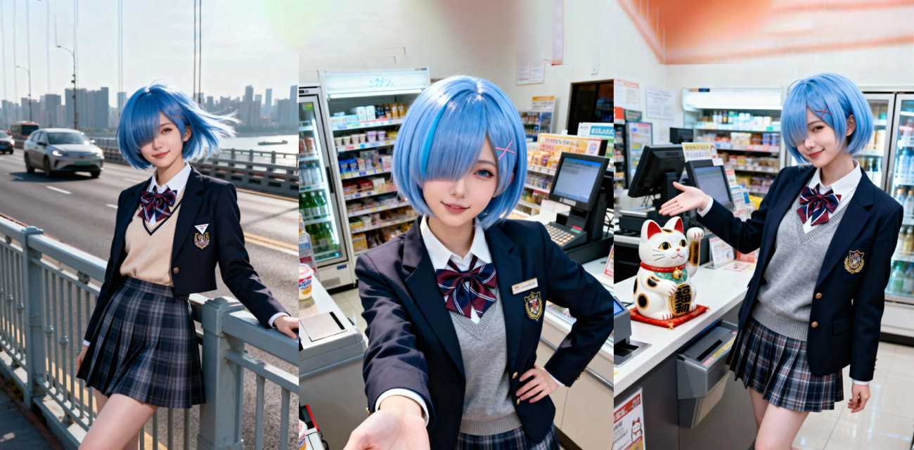 福利姬虎皮折耳猫Cosplay床上白嫩自慰 蓝发清纯女大粉色玩具插进骚穴足控特写浪态尽显