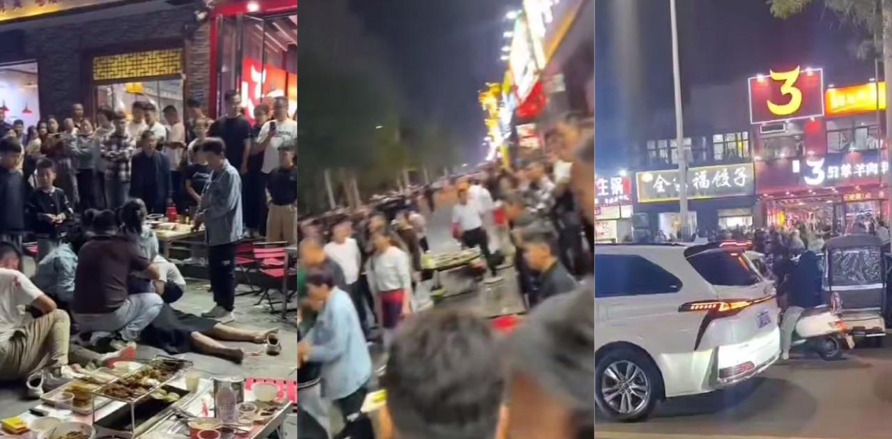 安徽淮北濉溪县女子阻止邻桌抽烟引发群架 动手打人反被殴 叫人斗殴多人受伤