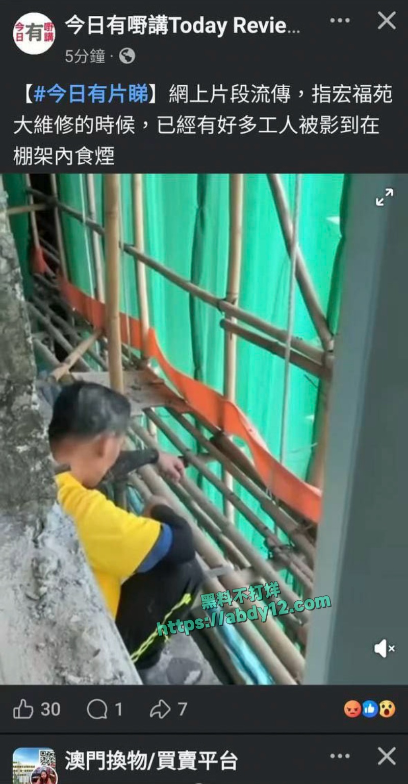 香港大埔宏福苑维修工地起火 5