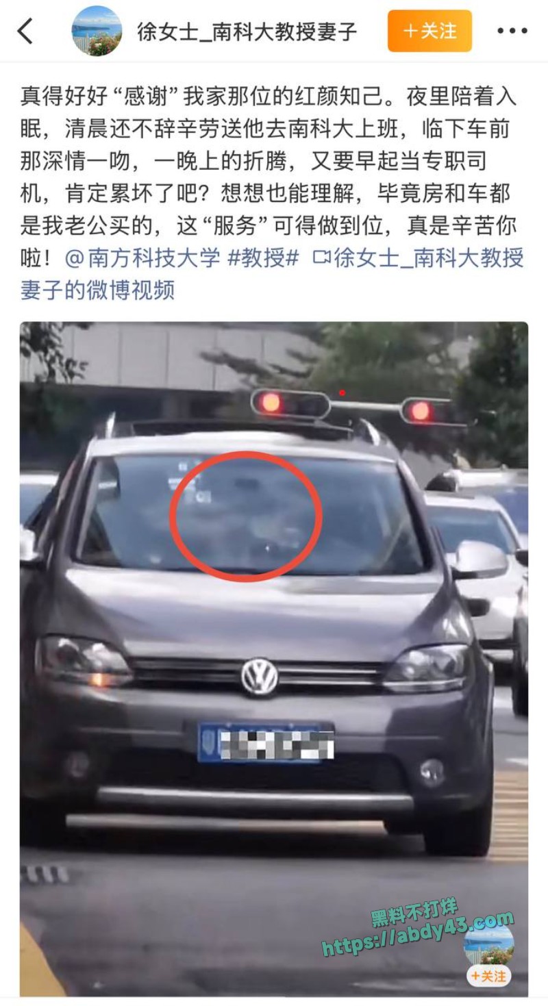 南科大教授徐景平包养小三37