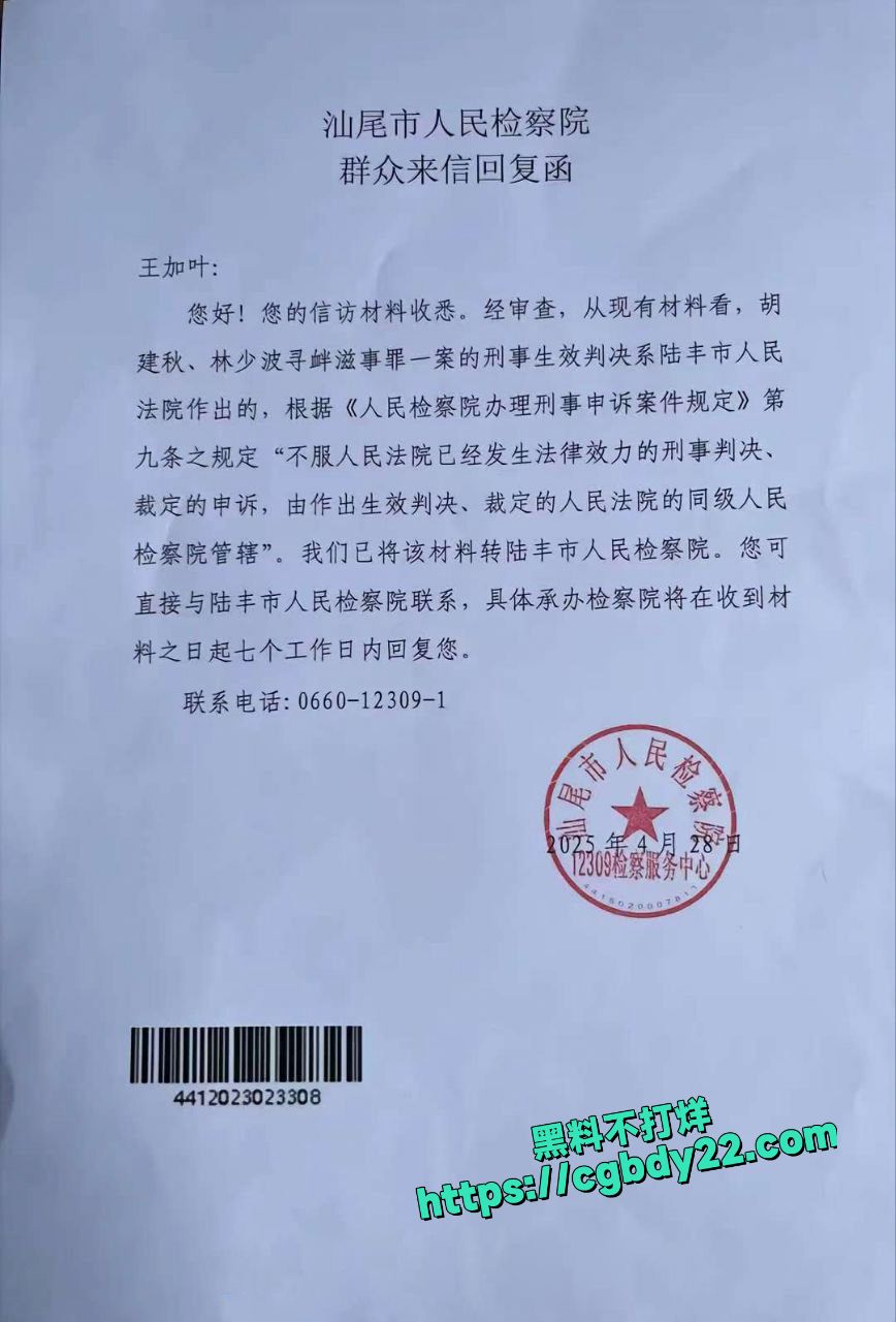 广东陆丰打人案，4月25日在陆河县人民法院异地重审2