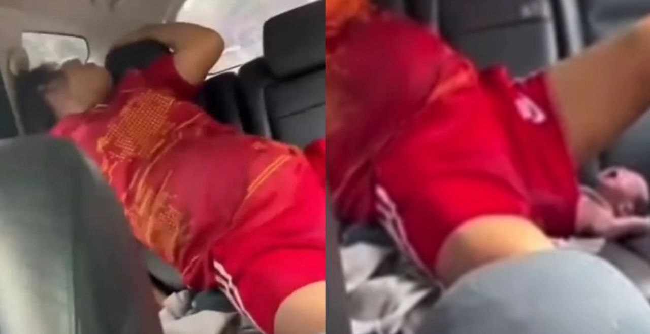 孕妇在滴滴上产小孩！滴滴师傅见状是一脸懵逼一直喊着怎么办！