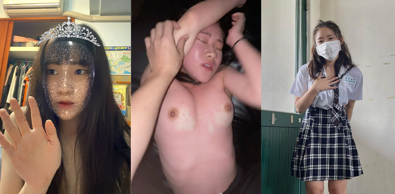 台湾台中青年高中 学生妹性爱视频分手后流出 小妮子反抗不让拍