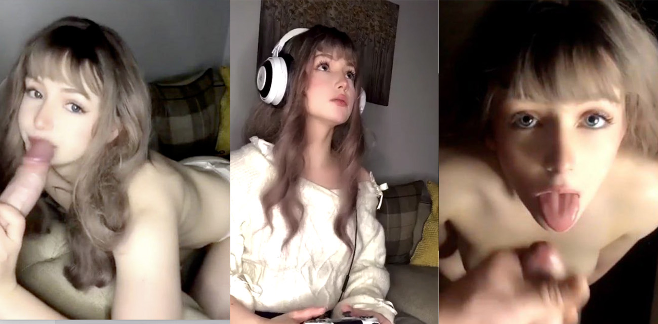 洋娃娃LoveAngelicax欧美电竞少女泄密 边玩游戏边吃巨屌 果然萝莉不分人种都很嫩