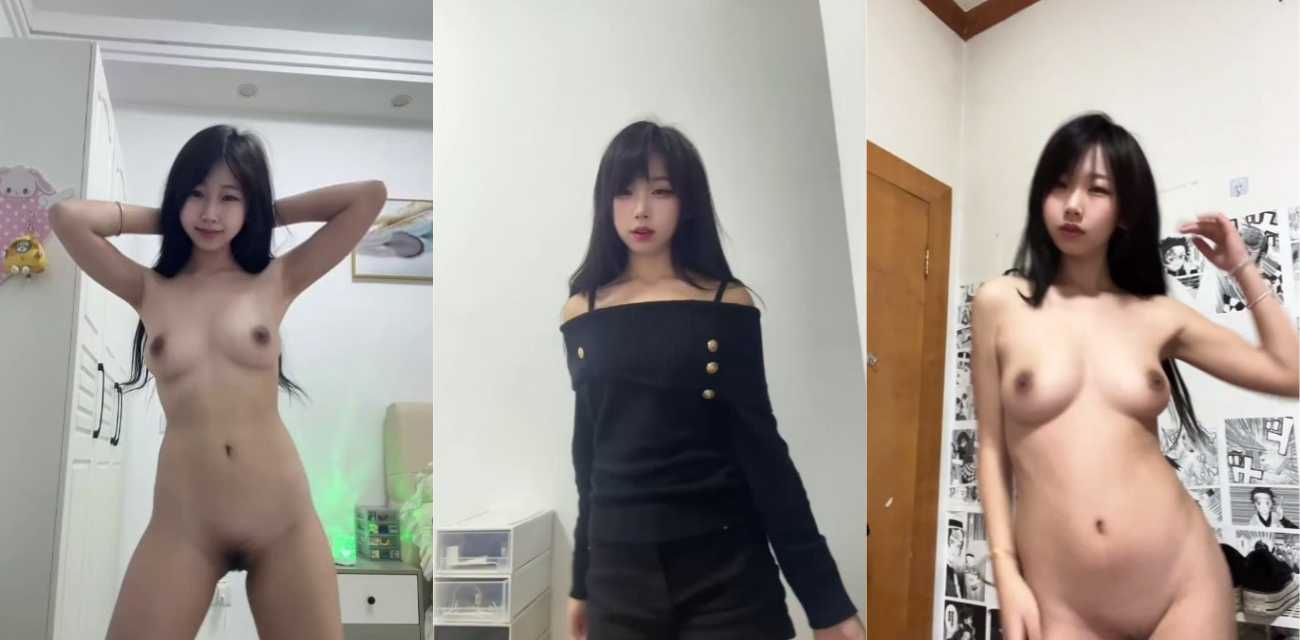 推特福利姬小辞付费定制 高颜值嫩妹全裸三点 嫩妹果然够润