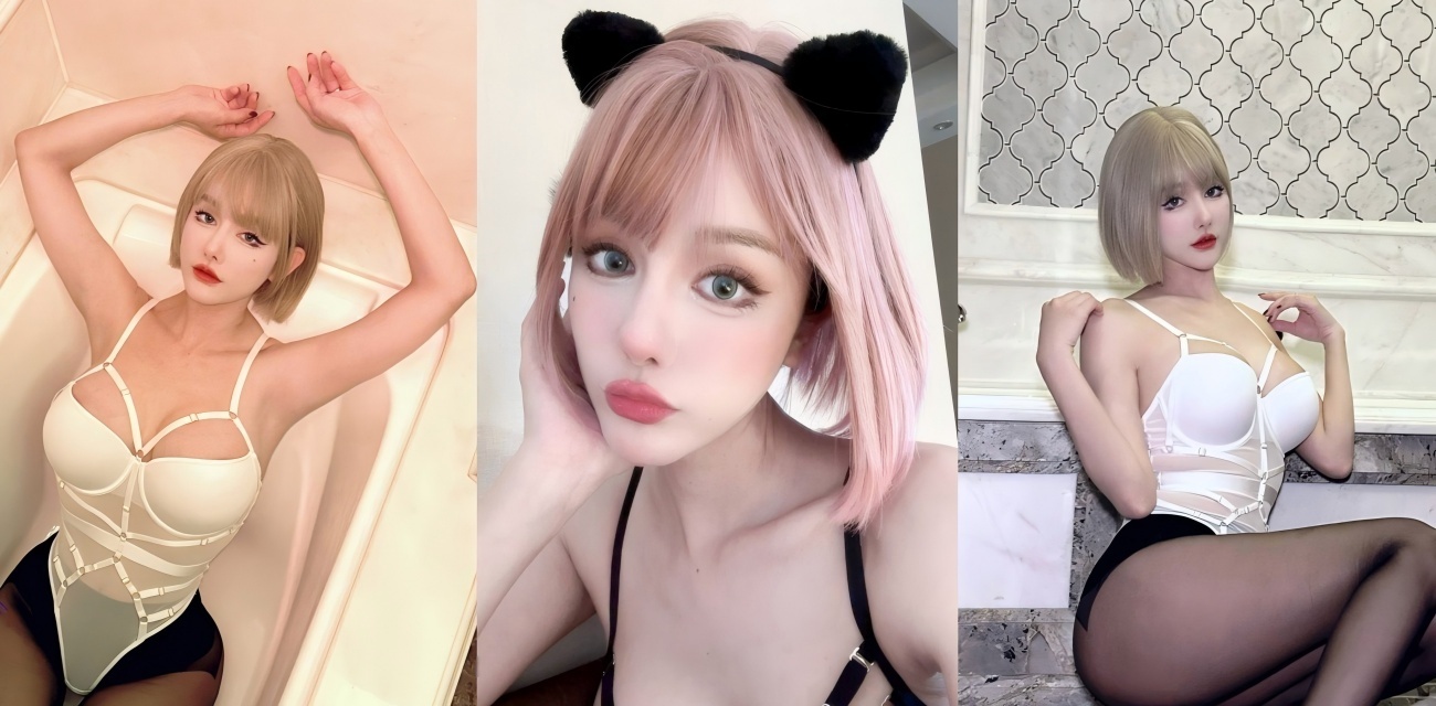 橙月儿大橙B站热舞 蜜桃臀巨乳若隐若现 情趣装撩姿势炸裂全场