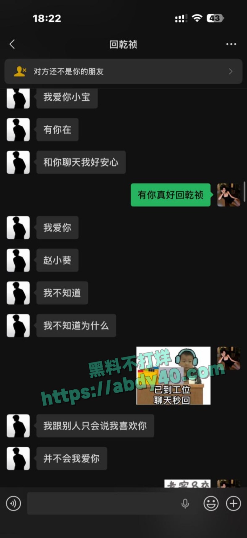 恋爱期间聊天记录