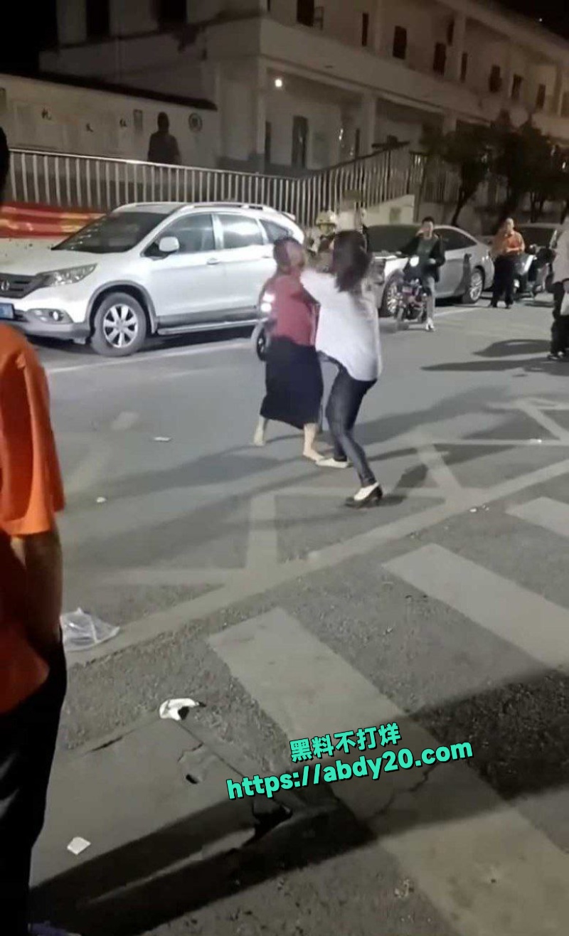 广西忻城街头原配大战小三 2
