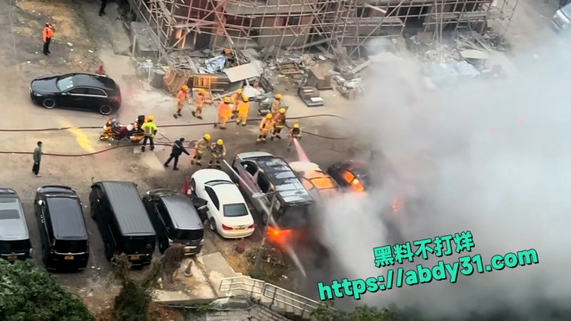 香港新界屯门小坑邨附近发生一起火灾 1