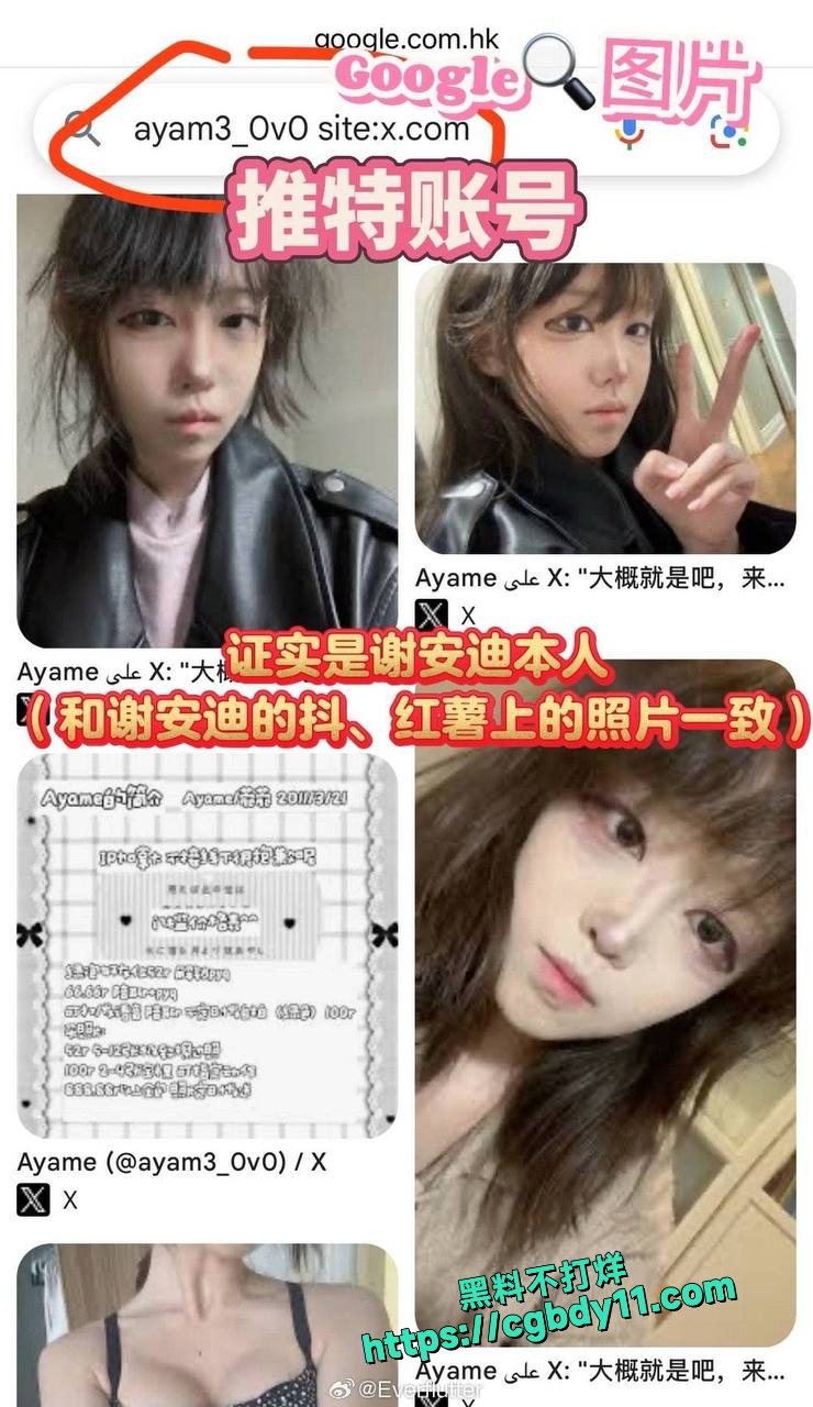 百度副总裁谢广军女儿谢安迪竟在外网当福利姬