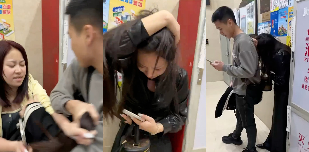 又现原配大战小三！现场互相撕逼 渣男还若无其事护着小三